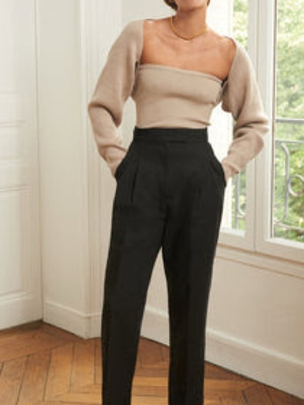 Pixie Market Jamie Black Pant